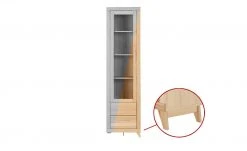 smart Vitrine Oslo | Kernbuche (Nachbildung) / Kernbuche