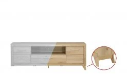 smart Lowboard Oslo | Wildeiche (Nachbildung) / Wildeiche