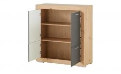 Highboard Fiesta | Asteiche (Nachbildung) / Grau -CAN Kommode Verkaufe 13205960 10 202209202232
