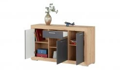 Sideboard Fiesta | Asteiche (Nachbildung) / Grau -CAN Kommode Verkaufe 13205964 11 202202171235