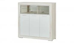 Barschrank Fiesta | Eiche hell (Nachbildung) / Weiß