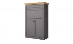 maison bleue Sekretär Petit Chalet | Graphitgrau / Asteiche