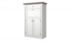 maison bleue Sekretär Petit Chalet | Weiß / Graphitgrau