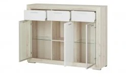 Highboard Fiesta | Eiche hell (Nachbildung) / Weiß -CAN Kommode Verkaufe 13206543 11 202206241234