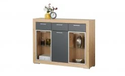 Highboard Fiesta | Asteiche (Nachbildung) / Grau -CAN Kommode Verkaufe 13206544 4 202206222231