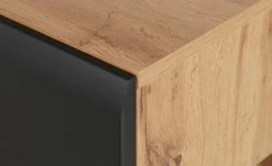 Sideboard Cortina | Eiche Altholz (Nachbildung ) / Schwarz -CAN Kommode Verkaufe 13207048 11 202209212234