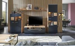 Sideboard Cortina | Eiche Altholz (Nachbildung ) / Schwarz -CAN Kommode Verkaufe 13207048 2 202209192234