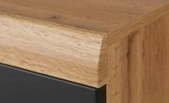 Lowboard klein Cortina | Eiche Altholz (Nachbildung) / Schwarz -CAN Kommode Verkaufe 13207054 5 202207042232