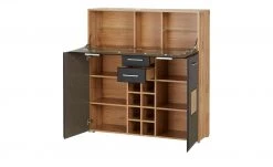 Barschrank Cortina | Eiche Altholz (Nachbildung) / Schwarz -CAN Kommode Verkaufe 13207056 2 202207042232