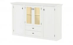 maison bleue Highboard Petit Chalet | Weiß mit Glasboden -CAN Kommode Verkaufe 13230154 2 202207111247