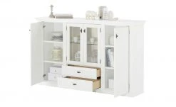 maison bleue Highboard Petit Chalet | Weiß mit Glasboden -CAN Kommode Verkaufe 13230154 4 202207111247