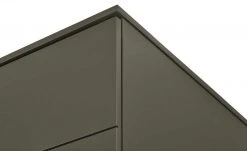 Berger & Rath Vitrine Claro | Londra (Hellgrau) Sichtbare Rückwand: Wildeiche mit Glaseinlegeböden -CAN Kommode Verkaufe 13230880 2 202103051240