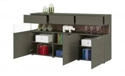 Berger & Rath Sideboard Claro | Londra (Hellgrau) Sichtbare Rückwand: Wildnussbaum -CAN Kommode Verkaufe 13230884 4 202103051240