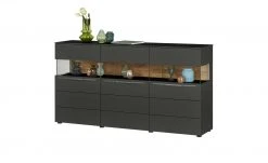 Berger & Rath Sideboard Claro | Anthrazit Sichtbare Rückwand: Wildeiche gesandstrahlt -CAN Kommode Verkaufe 13230885 1 202103051240