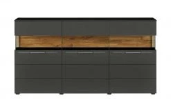 Berger & Rath Sideboard Claro | Anthrazit Sichtbare Rückwand: Wildeiche gesandstrahlt -CAN Kommode Verkaufe 13230885 7 202103051240