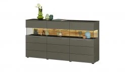 Berger & Rath Sideboard Claro | Londra (Hellgrau) Sichtbare Rückwand: Wildeiche gesandstrahlt -CAN Kommode Verkaufe 13230886 10 202103051240