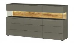 Berger & Rath Sideboard Claro | Londra (Hellgrau) Sichtbare Rückwand: Wildeiche gesandstrahlt -CAN Kommode Verkaufe 13230886 11 202103051240