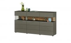 Berger & Rath Sideboard Claro | Londra (Hellgrau) Sichtbare Rückwand: Wildeiche gesandstrahlt -CAN Kommode Verkaufe 13230886 8 202103051240