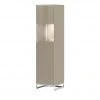 JOOP! Vitrine Gloss Cubic | Cubanit-Grau Ja Edelstahl