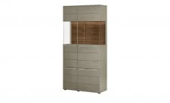 Berger & Rath Vitrine Claro | Londra (Hellgrau) Sichtbare Rückwand: Wildnussbaum ohne Glaseinlegeböden -CAN Kommode Verkaufe 13231641 6 202108121318