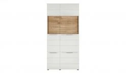 Berger & Rath Vitrine Claro | Weiß-Creme Sichtbare Rückwand: Natureiche Bianco ohne Glaseinlegeböden -CAN Kommode Verkaufe 13231643 7 202108121318