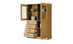 maison bleue Highboard Florian | laugenfarben / Weiß Türen mit Glaseinsatz -CAN Kommode Verkaufe 13231816 6 202108131411