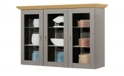 maison bleue Vitrinenaufsatz für Sideboard Florian | Grau / laugenfarben -CAN Kommode Verkaufe 13231830 3 202108191245