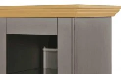 maison bleue Vitrinenaufsatz für Sideboard Florian | Grau / laugenfarben -CAN Kommode Verkaufe 13231830 5 202108191245