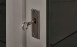 maison bleue Vitrinenaufsatz für Sideboard Florian | Grau / laugenfarben -CAN Kommode Verkaufe 13231830 6 202108191245