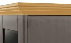 maison bleue Vitrinenaufsatz für Sideboard Florian | Grau / laugenfarben -CAN Kommode Verkaufe 13231830 7 202108191245