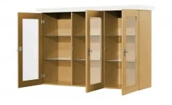 maison bleue Vitrinenaufsatz für Sideboard Florian | laugenfarben / Weiß -CAN Kommode Verkaufe 13231832 3 202108191247