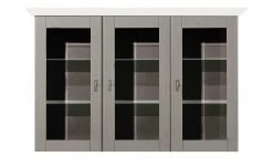 maison bleue Vitrinenaufsatz für Sideboard Florian | Grau / Weiß -CAN Kommode Verkaufe 13231833 7 202108191248