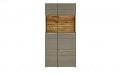 Berger & Rath Vitrine Claro | Londra (Hellgrau) Sichtbare Rückwand: Wildeiche ohne Glaseinlegeböden -CAN Kommode Verkaufe 13232077 3 202108192239