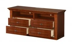 maison bleue TV-Element Petit Chalet | 119|cm Cognac antik / Cognac antik -CAN Kommode Verkaufe 13232335 12 202206231234