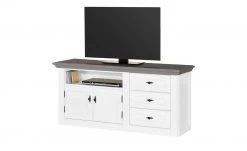 maison bleue TV-Element Petit Chalet | Weiß / Graphit -CAN Kommode Verkaufe 13232341 9 202206231234