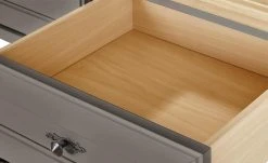 maison bleue Anrichte Petit Chalet | Graphit (Grau) / Asteiche ohne Flechtkörbe -CAN Kommode Verkaufe 13232351 7 202203291236