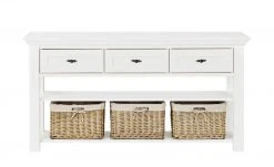 maison bleue Anrichte Petit Chalet | Weiß / Weiß mit Flechtkörben -CAN Kommode Verkaufe 13232358 8 202203291236