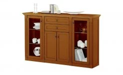 maison bleue Highboard Petit Chalet | Cognac antik (Braun) mit Glastüren -CAN Kommode Verkaufe 13232365 5 202206232232