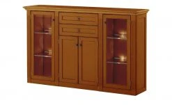 maison bleue Highboard Petit Chalet | Cognac antik (Braun) mit Glastüren -CAN Kommode Verkaufe 13232365 6 202206232232
