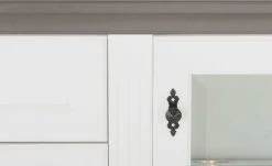 maison bleue Highboard Petit Chalet | Weiß / Graphitgrau mit Glastüren -CAN Kommode Verkaufe 13232367 15 202206232232