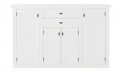 maison bleue Highboard Petit Chalet | Weiß mit Holztüren -CAN Kommode Verkaufe 13232368 3 202206232232