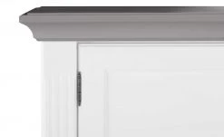 maison bleue Highboard Petit Chalet | Weiß / Graphitgrau mit Holzboden -CAN Kommode Verkaufe 13232376 13 202207111247