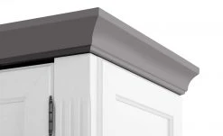 maison bleue Highboard Petit Chalet | Weiß / Graphitgrau mit Holzboden -CAN Kommode Verkaufe 13232376 6 202207111247