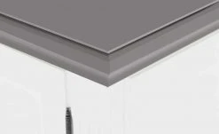 maison bleue Highboard Petit Chalet | Weiß / Graphitgrau mit Glasboden -CAN Kommode Verkaufe 13232381 16 202207111247