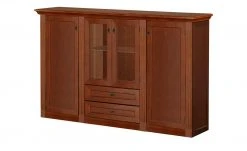 maison bleue Highboard Petit Chalet | Cognac (Braun) antik mit Glasboden -CAN Kommode Verkaufe 13232383 8 202207111247