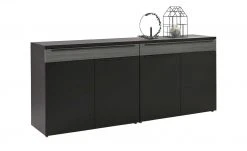 now! by hülsta Sideboard now! touch | Schwarz / Samteiche Grau (Nachbildung) -CAN Kommode Verkaufe 13232760 3 202203222233