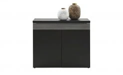now! by hülsta Sideboard now! touch | Schwarz / Samteiche Grau (Nachbildung) rechts -CAN Kommode Verkaufe 13232765 3 202203222233