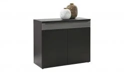 now! by hülsta Sideboard now! touch | Schwarz / Samteiche Grau (Nachbildung) rechts -CAN Kommode Verkaufe 13232765 6 202203222233