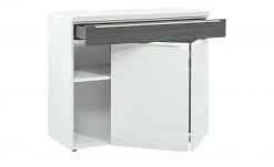 now! by hülsta Sideboard now! touch | Reinweiß / Samteiche Grau (Nachbildung) rechts -CAN Kommode Verkaufe 13232766 8 202203222233