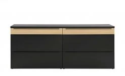 now! by hülsta Sideboard now! touch | Schwarz / Samteiche Natur (Nachbildung) 211|cm -CAN Kommode Verkaufe 13232782 3 202203222233